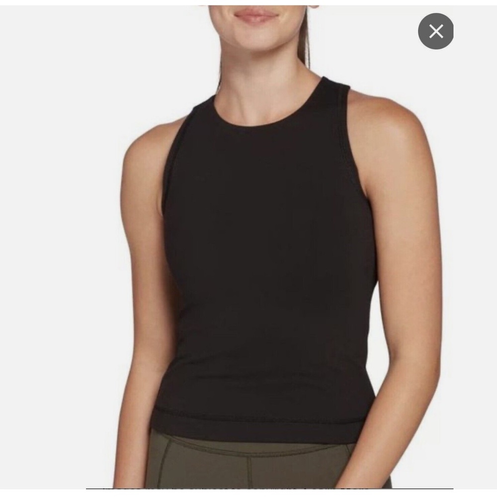 NEW CALIA Carrie Underwood Essentials Fitness Tank Pure Black Size S